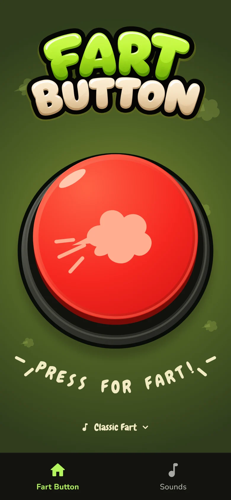 Fart Button app preview