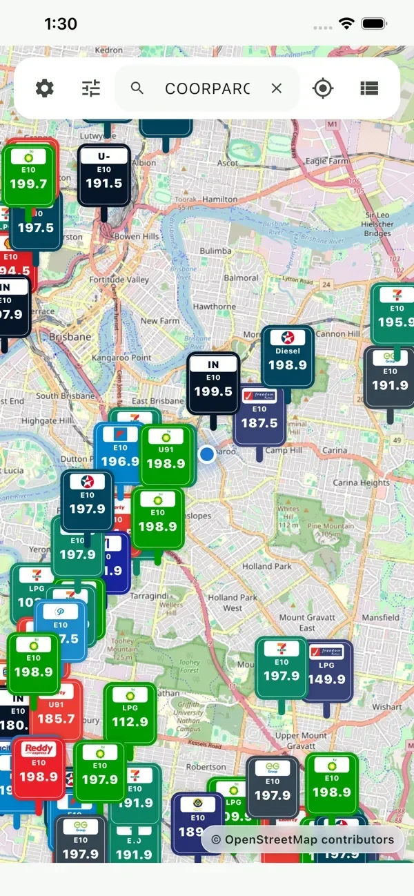 Fuel Watch Australia: Explore fuel prices on the map